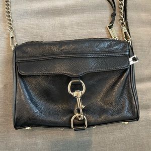 Rebecca Minkoff Mini Mac black leather crossbody